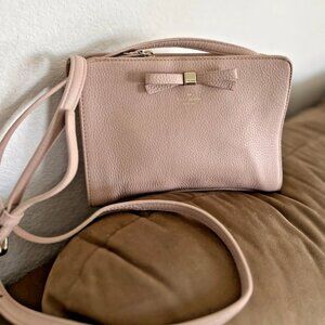 Kate Spade New York Southport Ave Hanna Light Pink Crossbody Leather